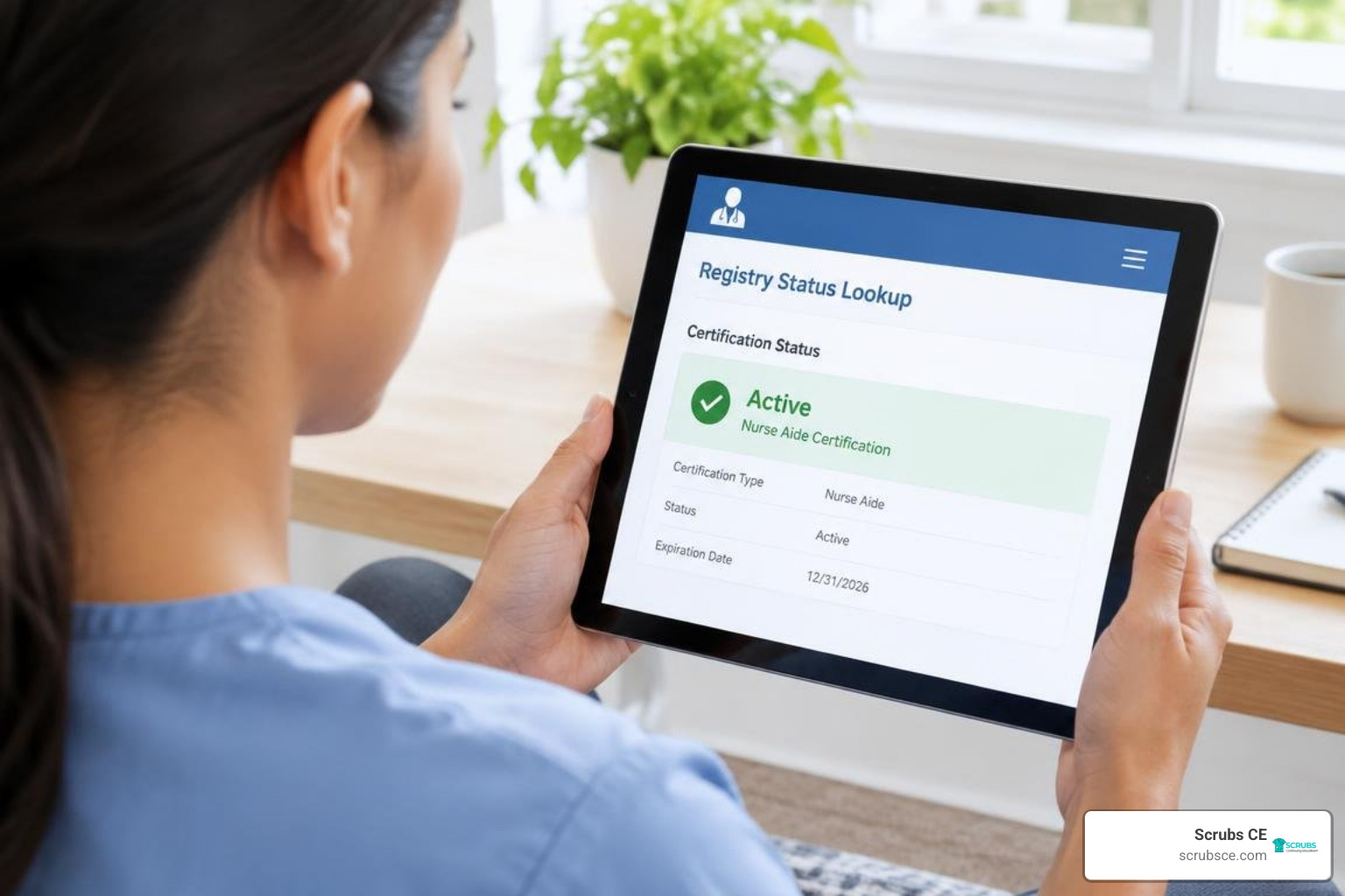 digital registry status lookup on a mobile tablet digital registry status lookup on a mobile tablet