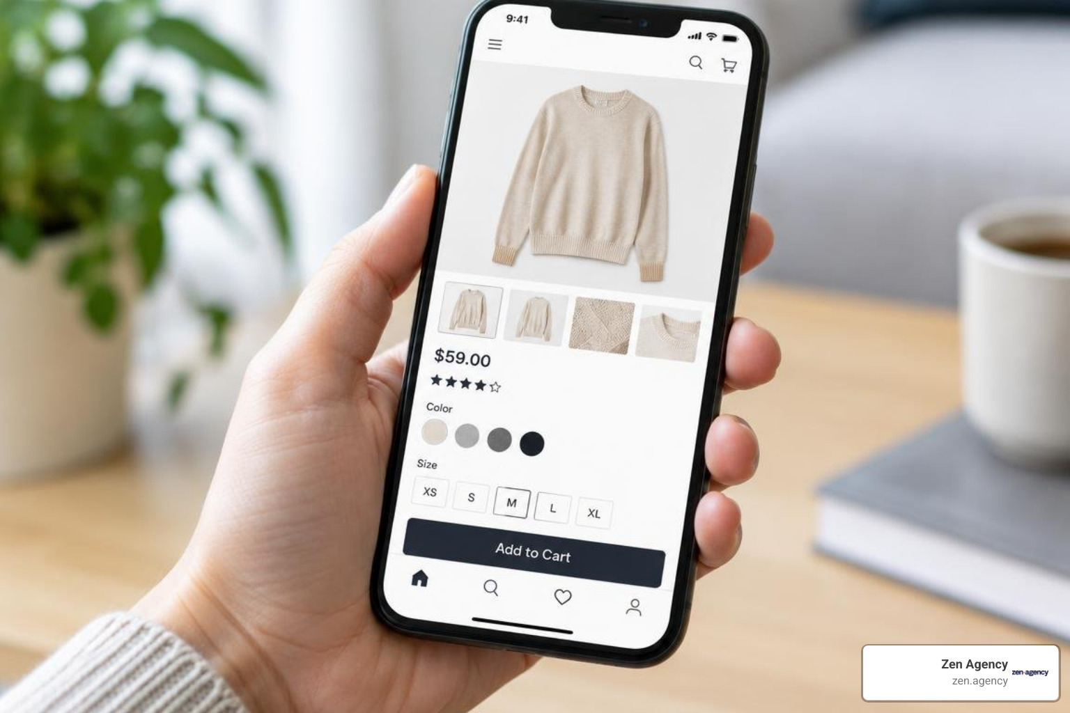 Mobile checkout layout optimized for thumb zone navigation Mobile checkout layout optimized for thumb zone navigation