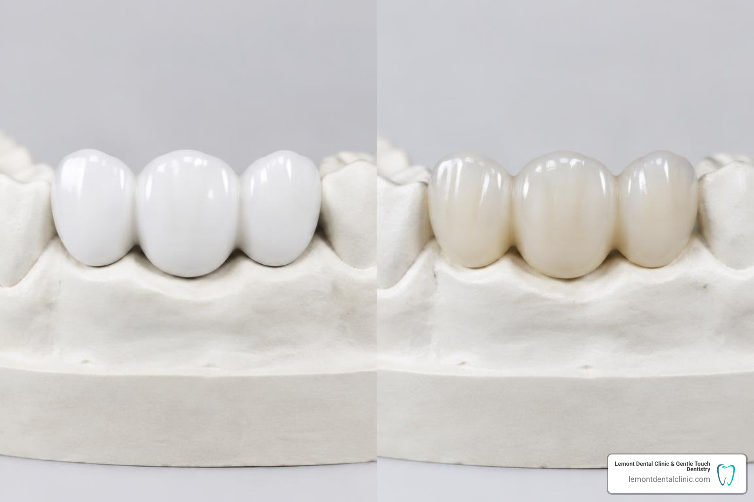 Comparison of zirconia and porcelain dental bridge materials Comparison of zirconia and porcelain dental bridge materials