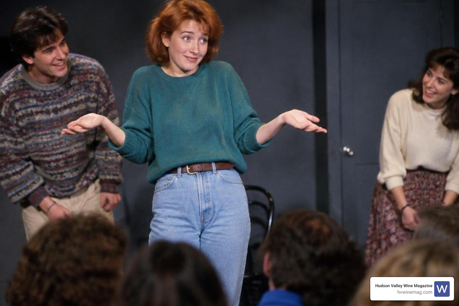 Emma Thompson during early Cambridge Footlights performances