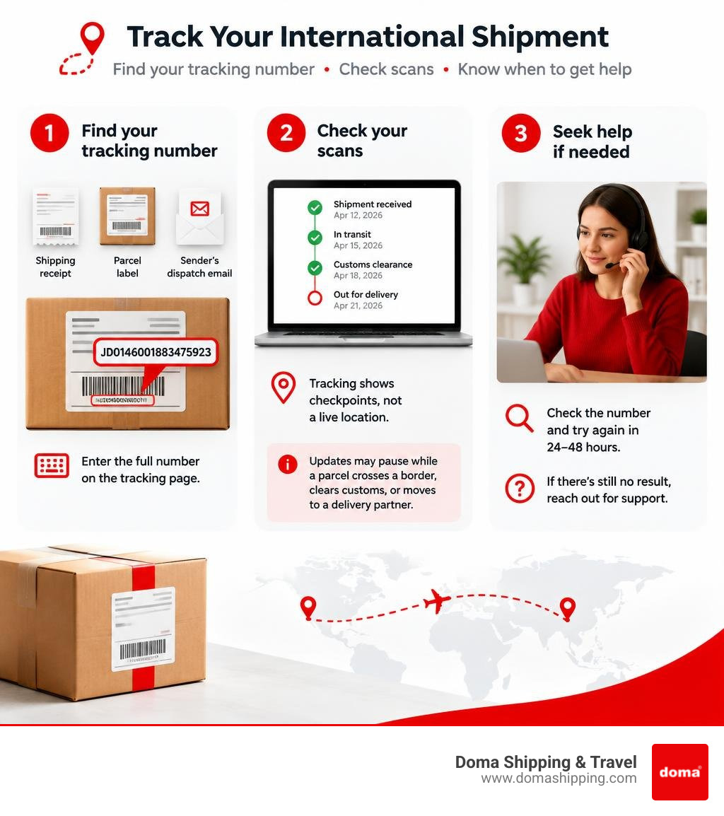 Infographic showing where to find a DHL Paket number, how to check scans, and when to seek help infographic Infographic showing where to find a DHL Paket number, how to check scans, and when to seek help infographic