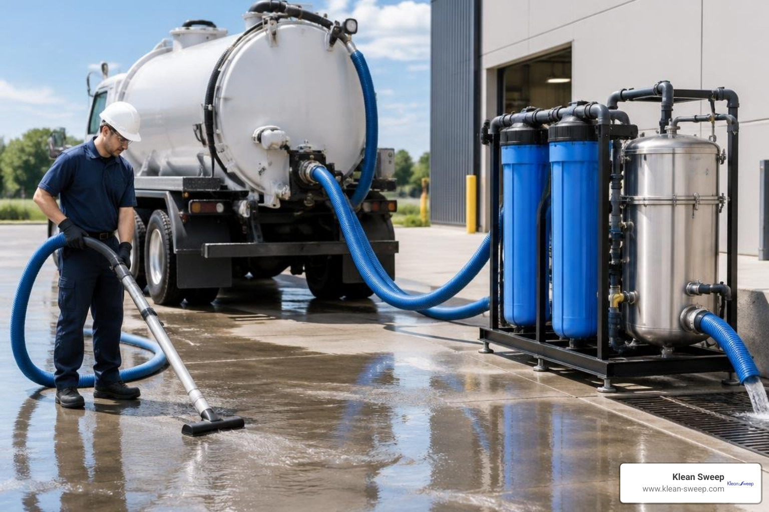 Commercial water recovery vacuum system and wastewater filtration equipment Commercial water recovery vacuum system and wastewater filtration equipment