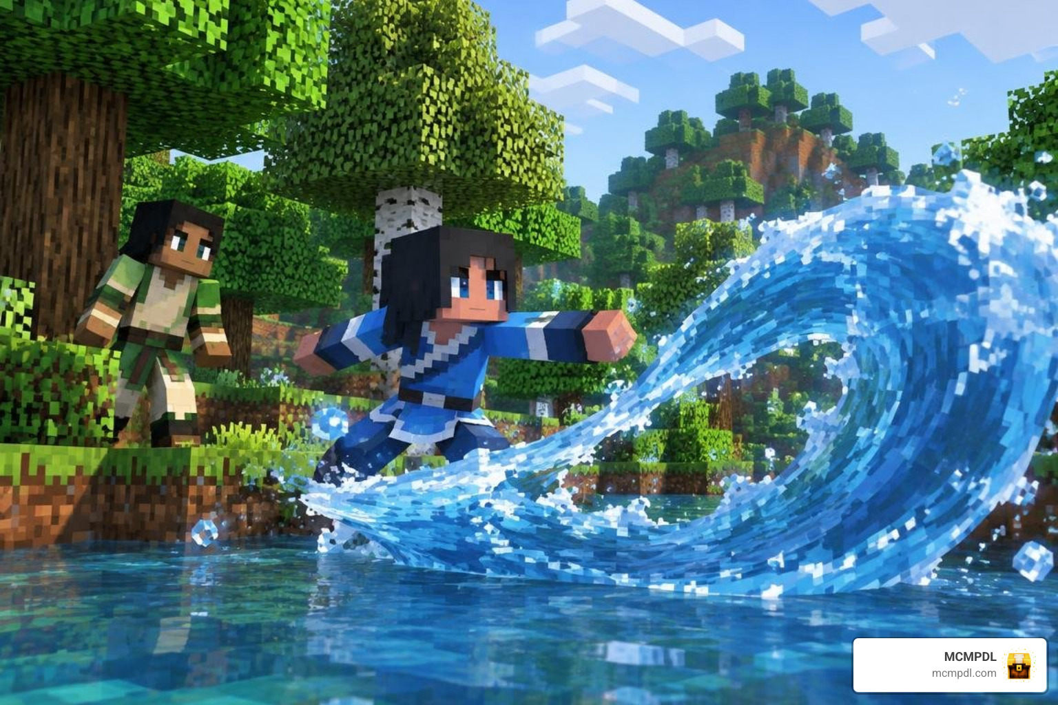Avatar Legends Minecraft Bedrock gameplay