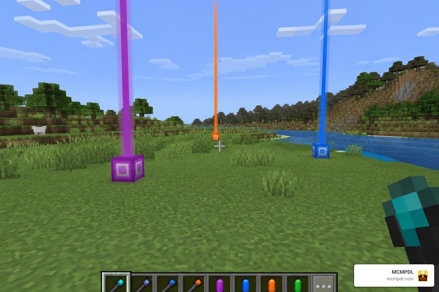 in-game hotbar tools and cinematic markers