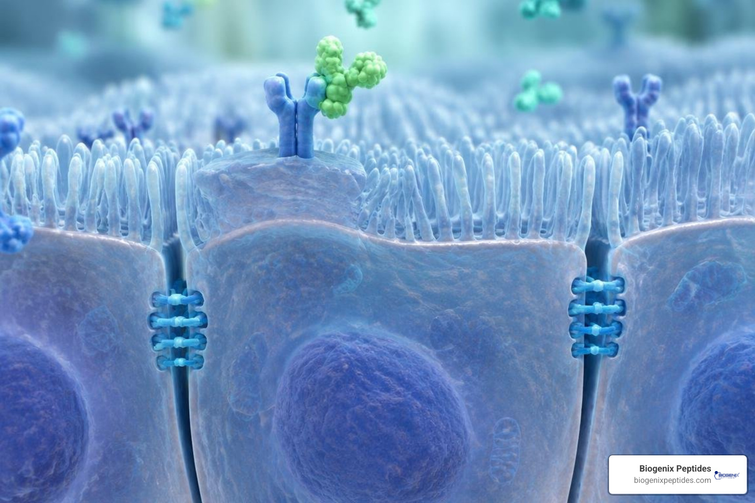 zonulin receptor antagonism mechanism in intestinal epithelium