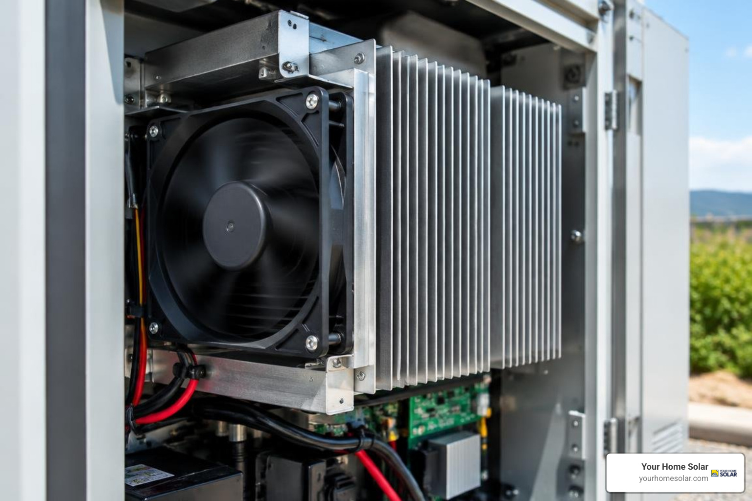 Active cooling fan assembly and internal heat-sink architecture Active cooling fan assembly and internal heat-sink architecture