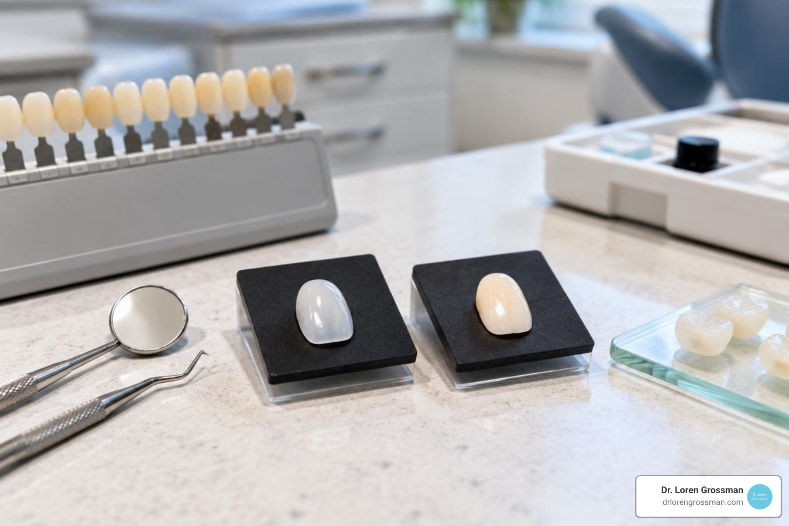 Dental veneer material options in a clinic Dental veneer material options in a clinic