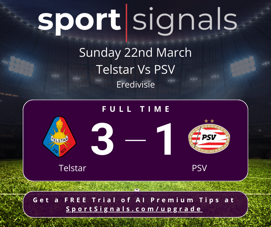 Telstar Triumphs: PSV Stumbles in Shock Road Defeat
