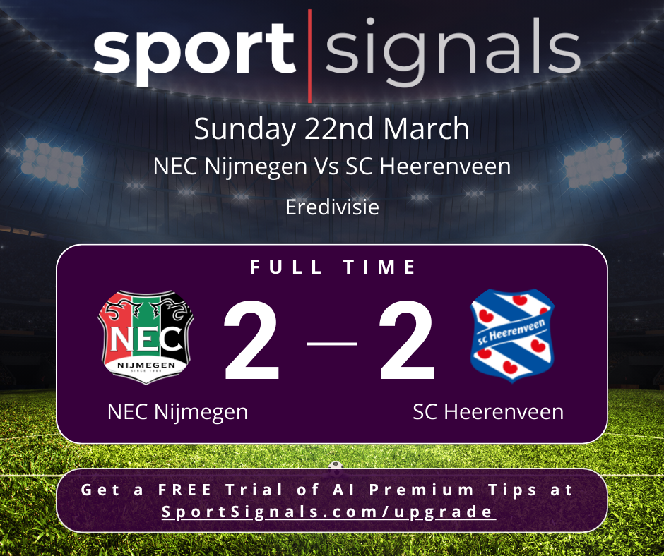 NEC Nijmegen vs SC Heerenveen: Thrilling Draw in Energetic Matchup!