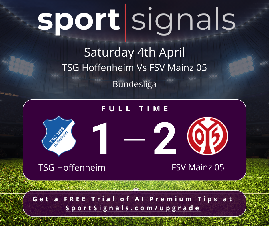 FSV Mainz 05 Clinches Third Straight Win Against TSG Hoffenheim