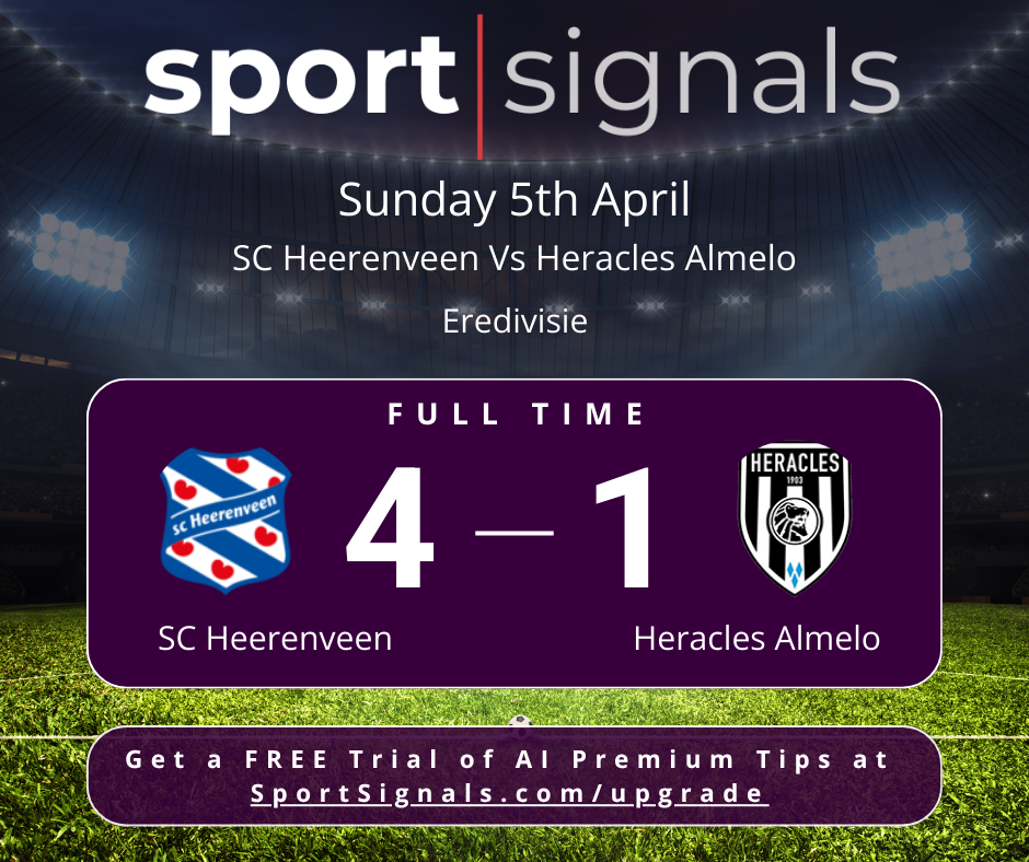 Heracles Stumbles Again, Suffers Defeat to SC Heerenveen