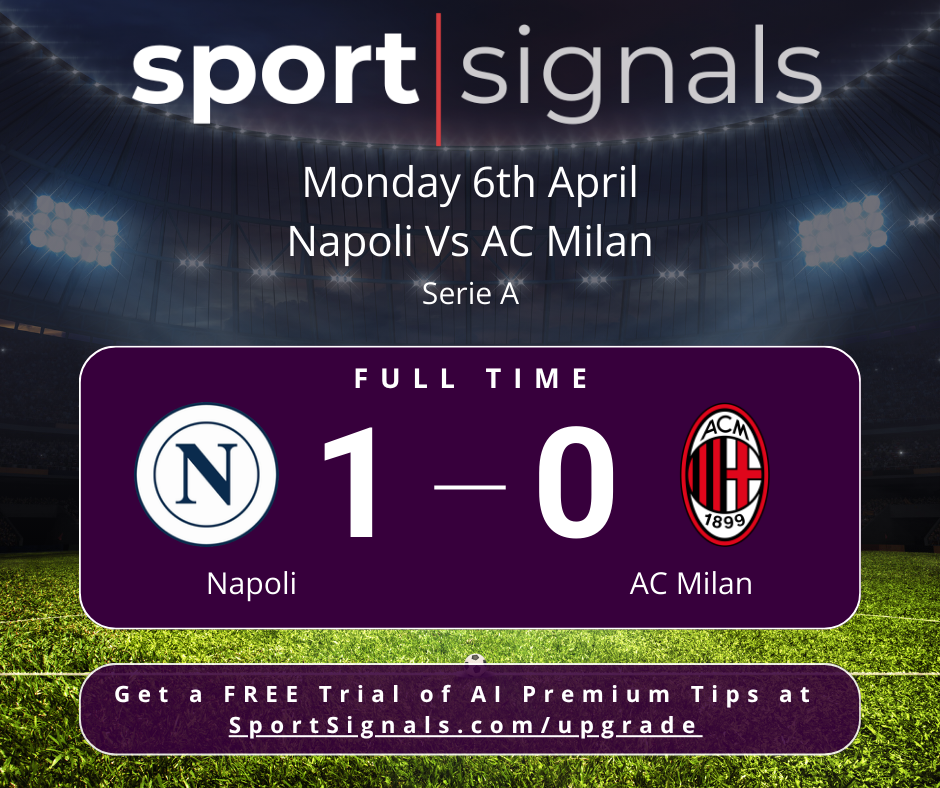 Napoli Seals Thrilling 1-0 Victory Over Rivals AC Milan