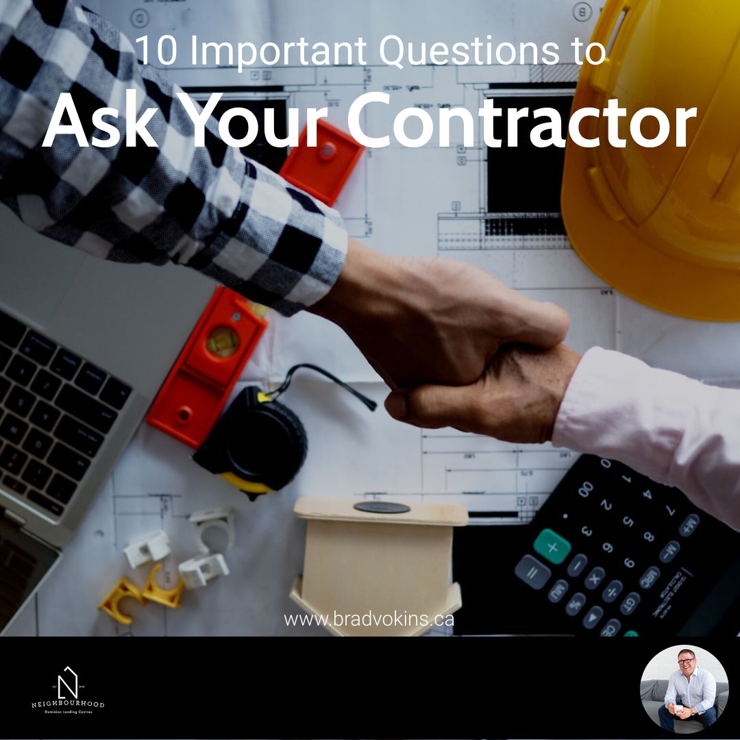 10 Important Questions to Ask Your Contractor