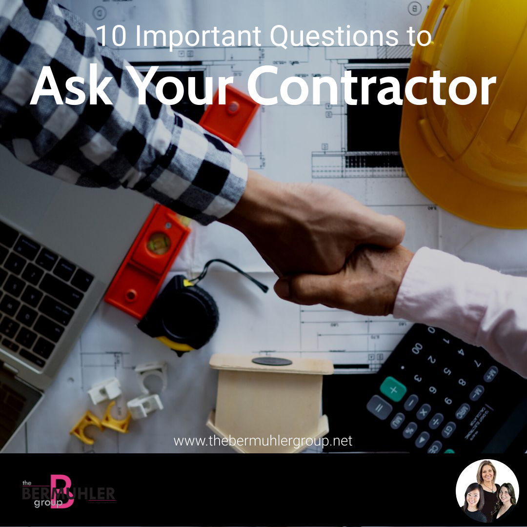 10 Important Questions to Ask Your Contractor