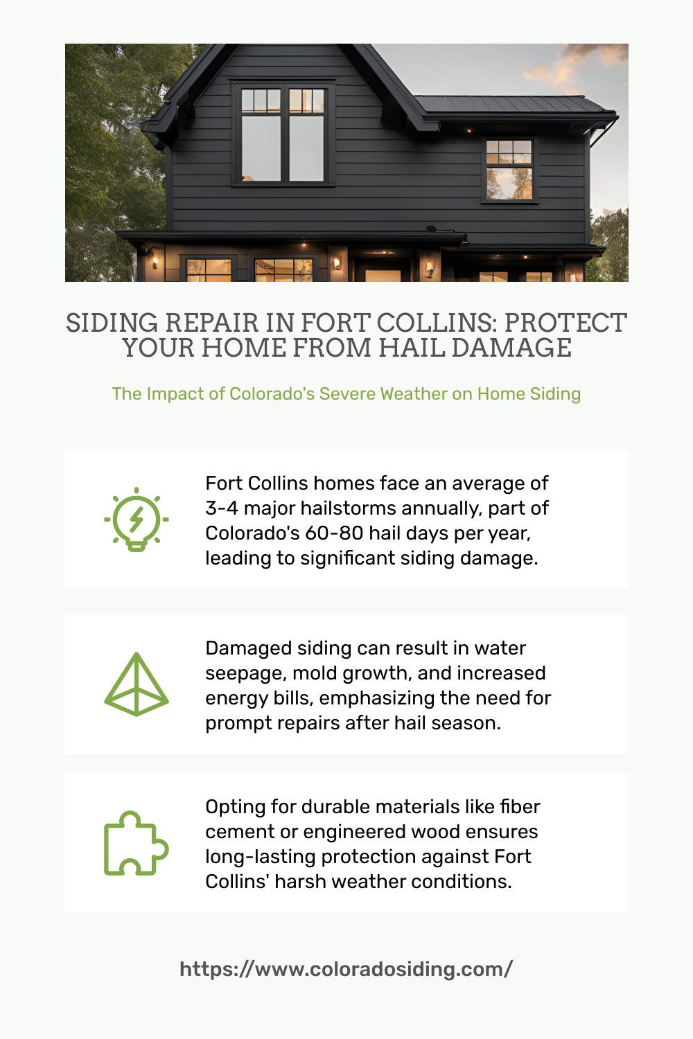 Hail Damage in Fort Collins