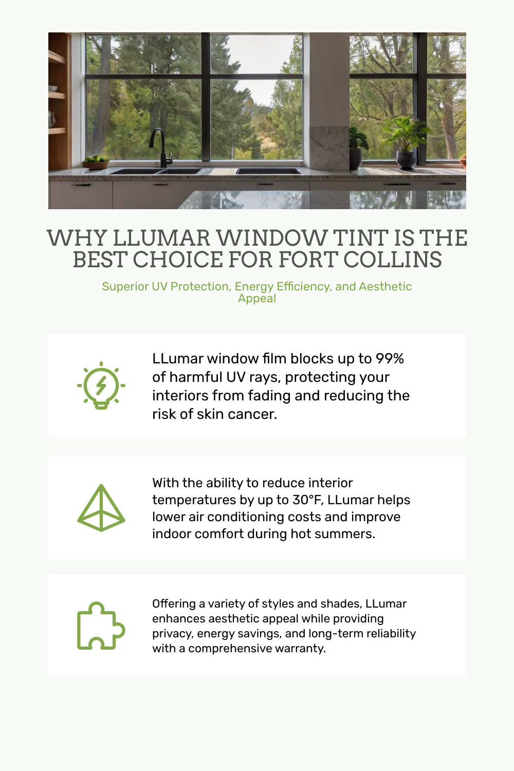 LLumar Window Film Benefits