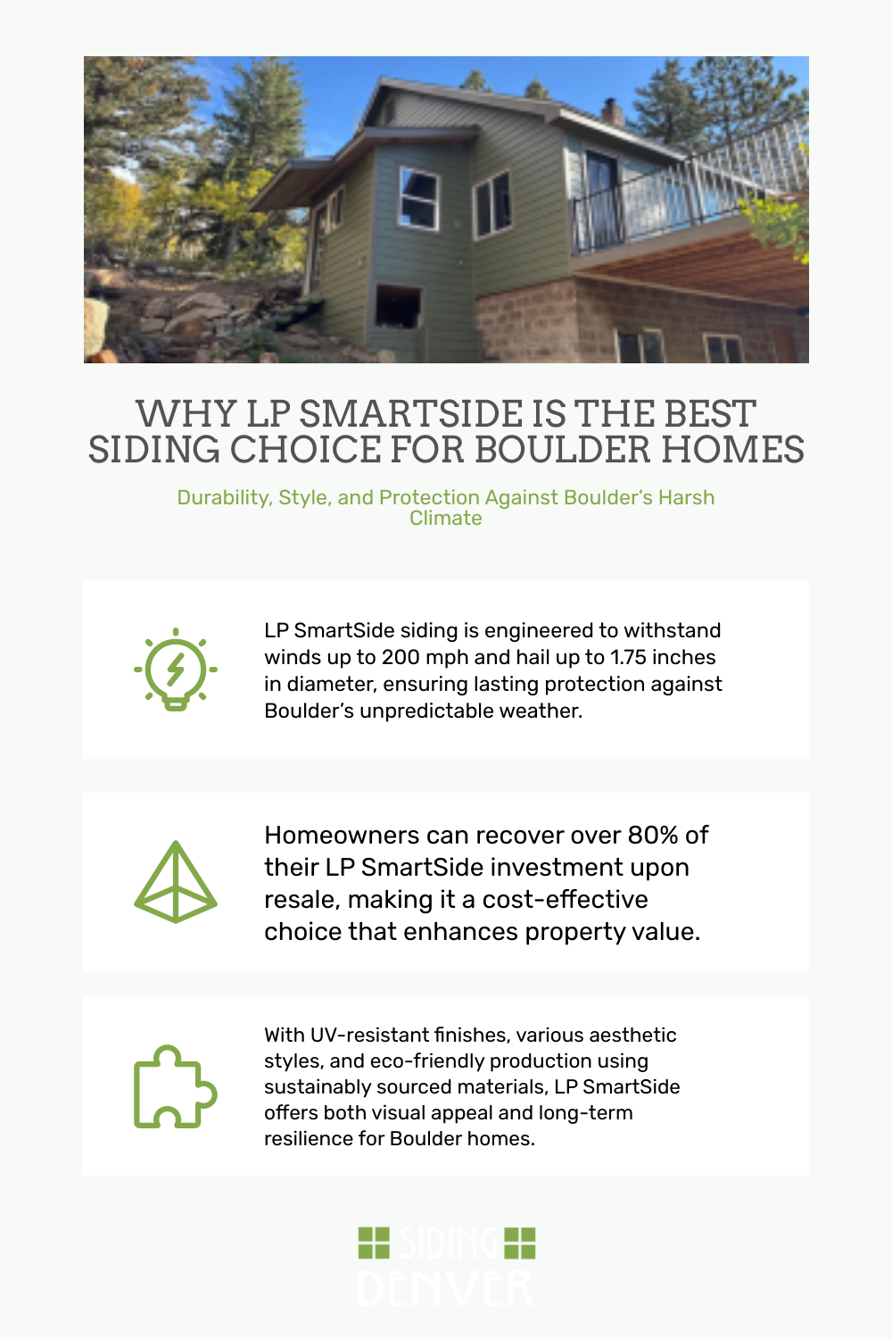 LP SmartSide Siding in Boulder