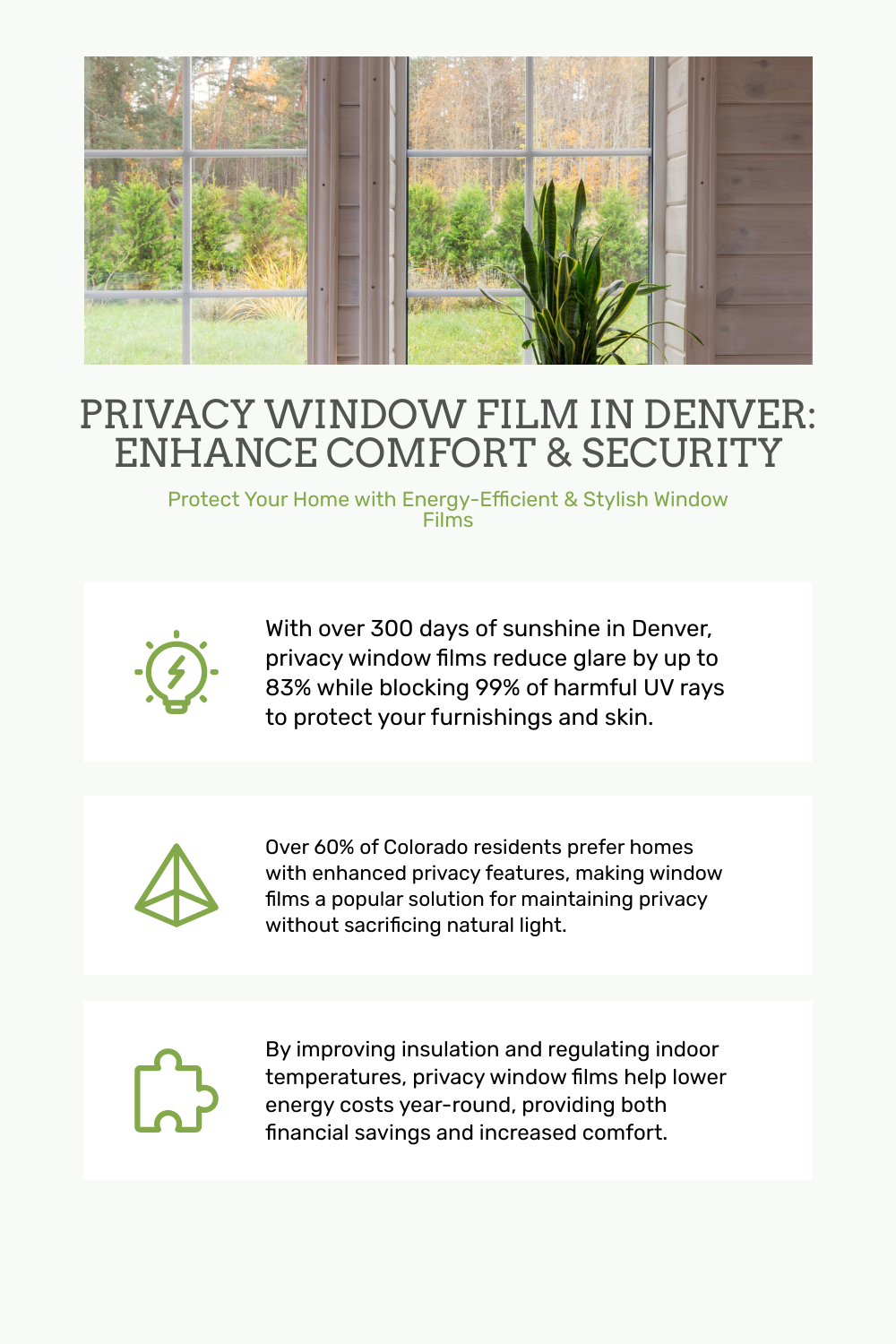 Privacy Window Film Promotion