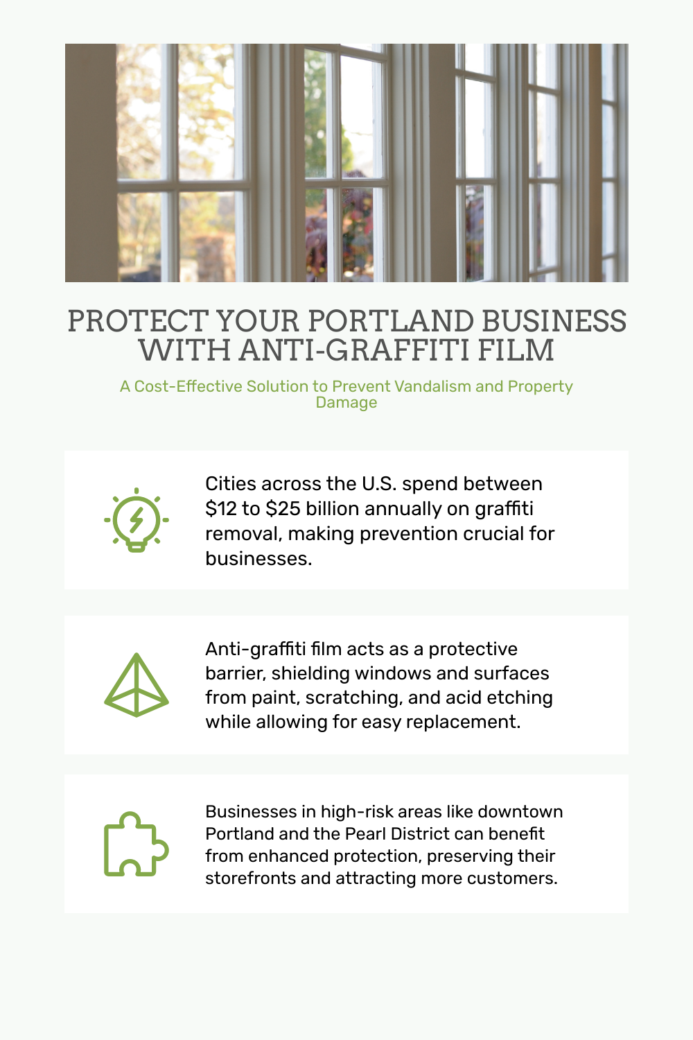 Anti-Graffiti Film Benefiting Business Owners