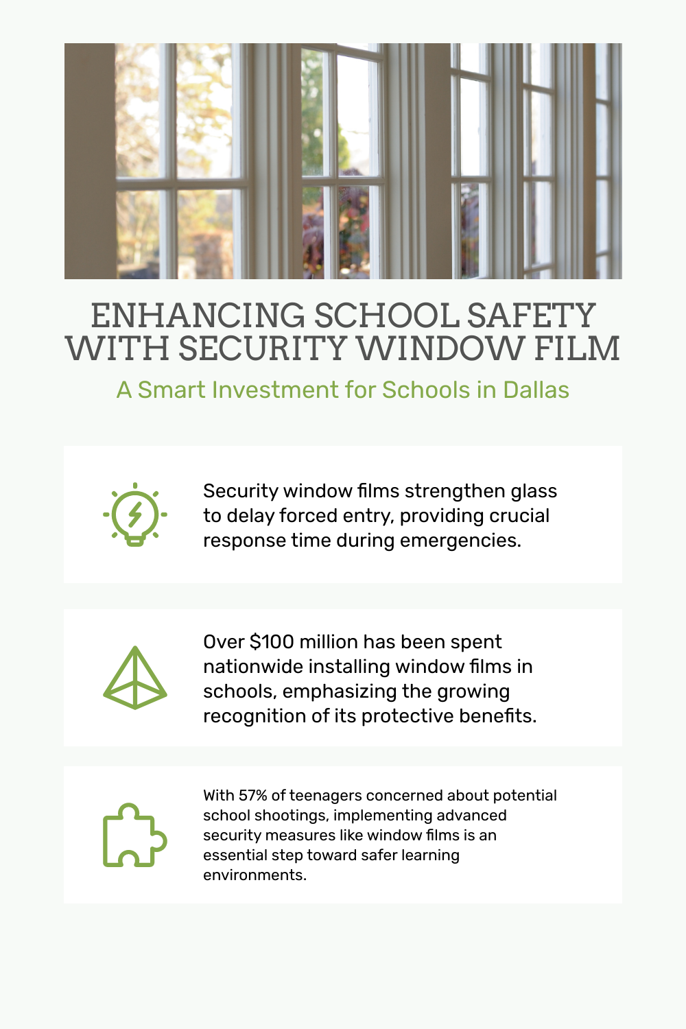 Security Window Film Installation
