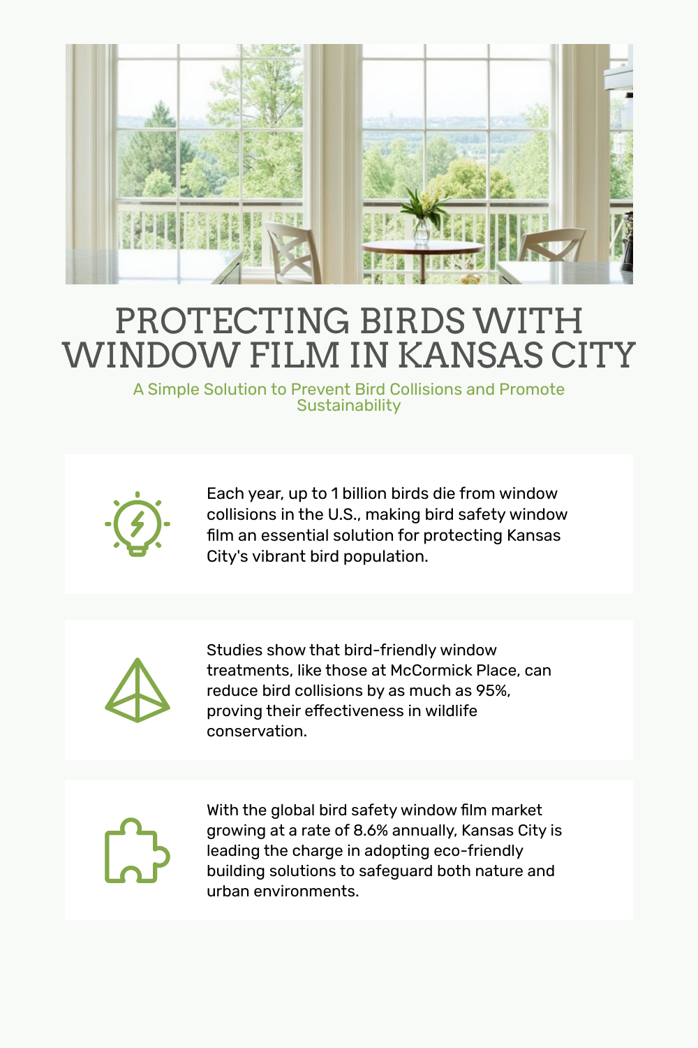 Bird Safety Window Film