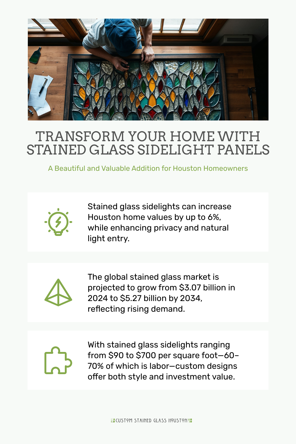 Stained Glass Sidelight Panels