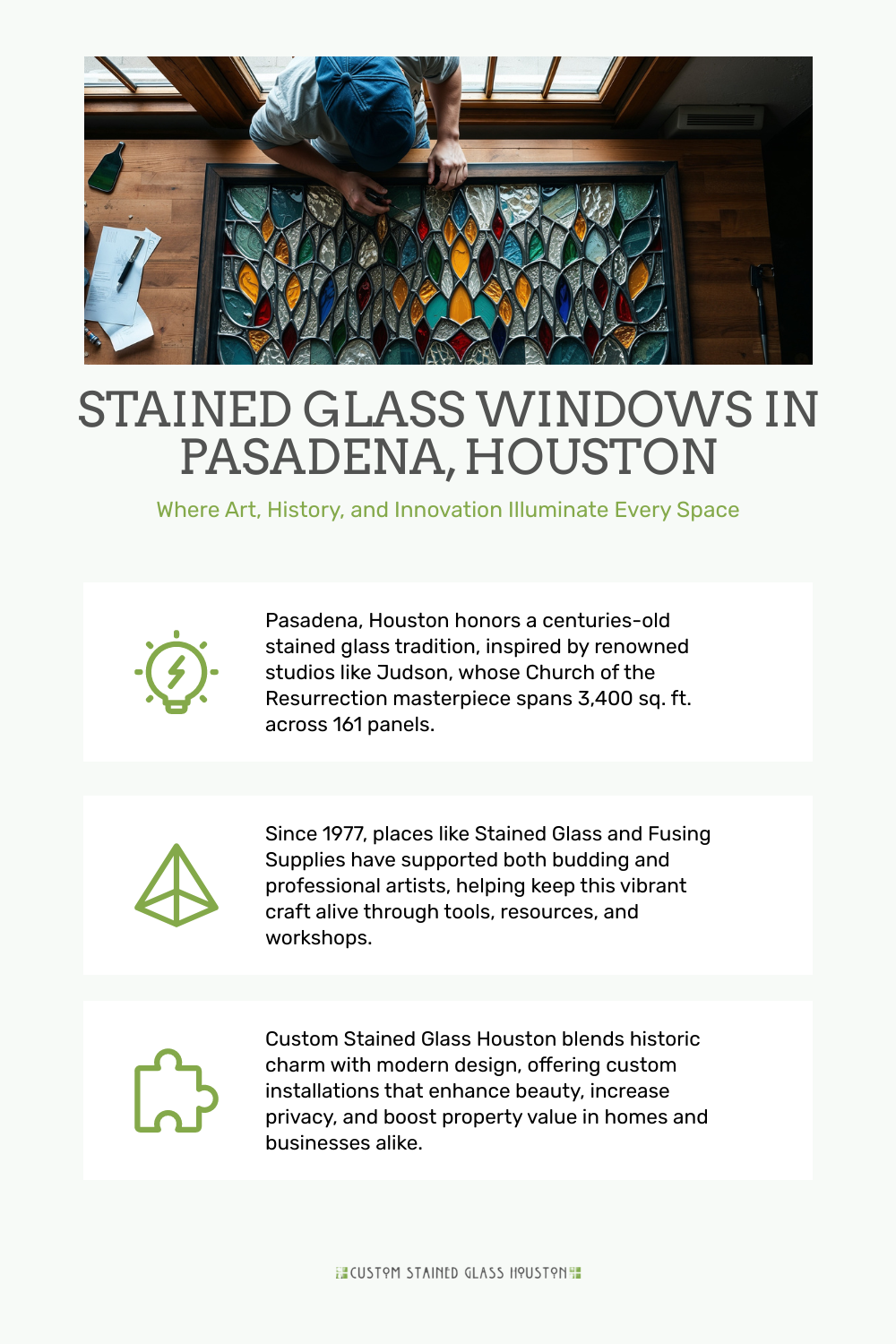 Stained Glass Work Example