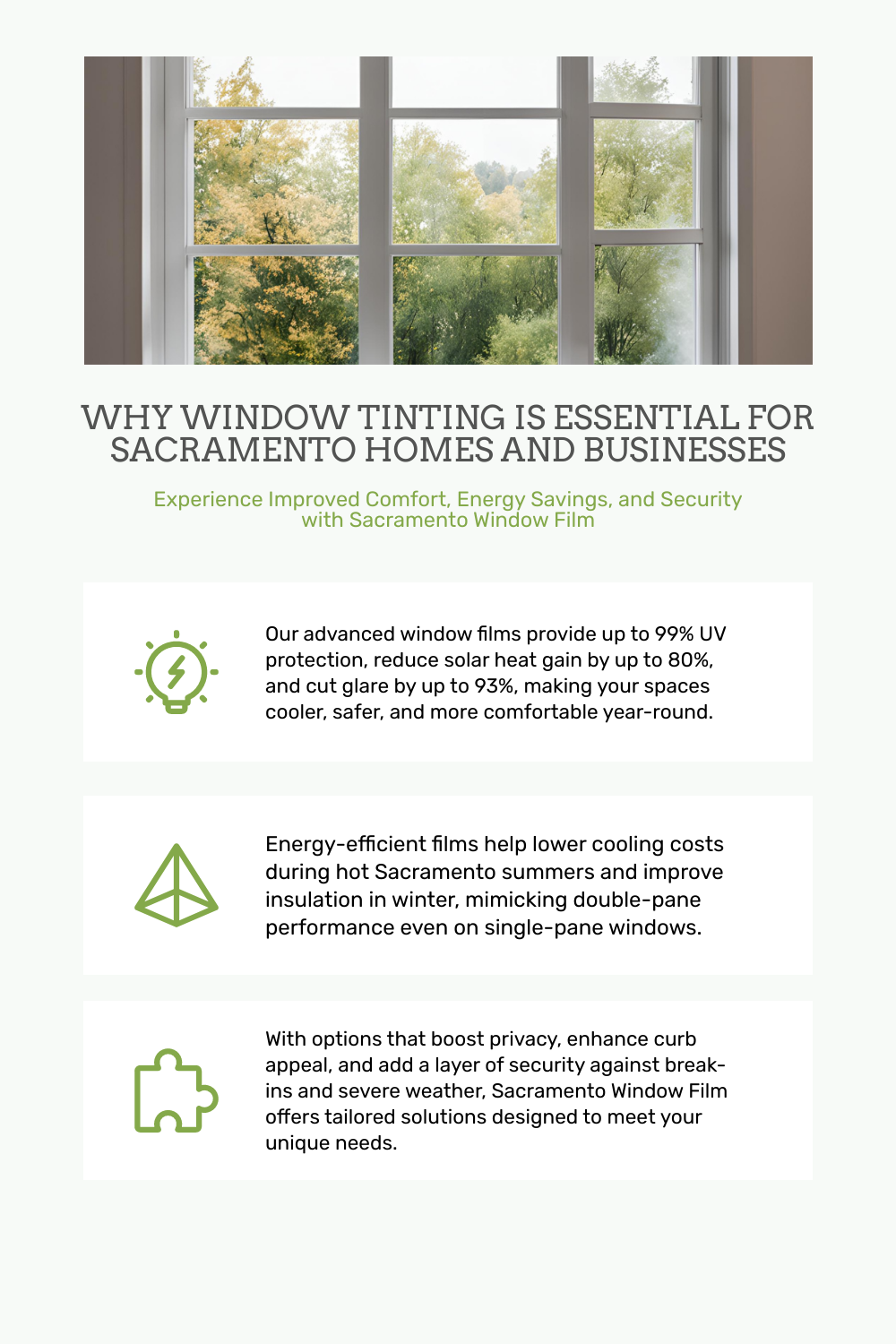 Window Film Benefits