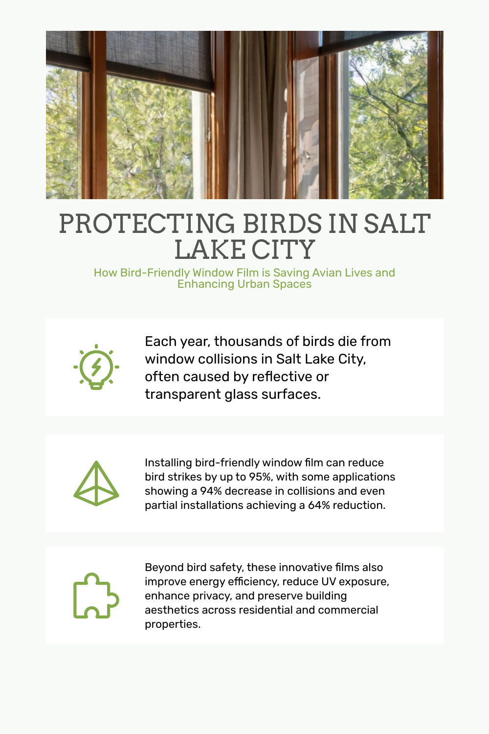 Bird-Safe Window Film