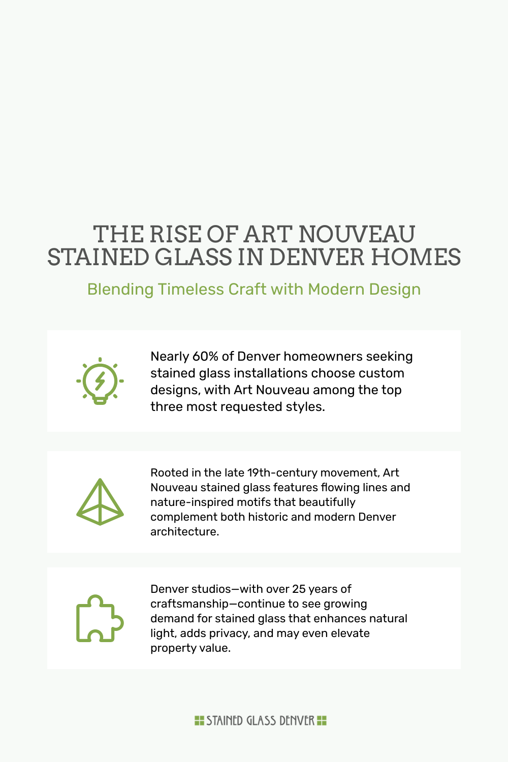 Stained Glass Kitchen Cabinets in Denver