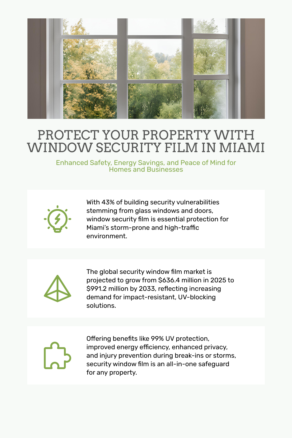 Miami Commercial Window Tinting
