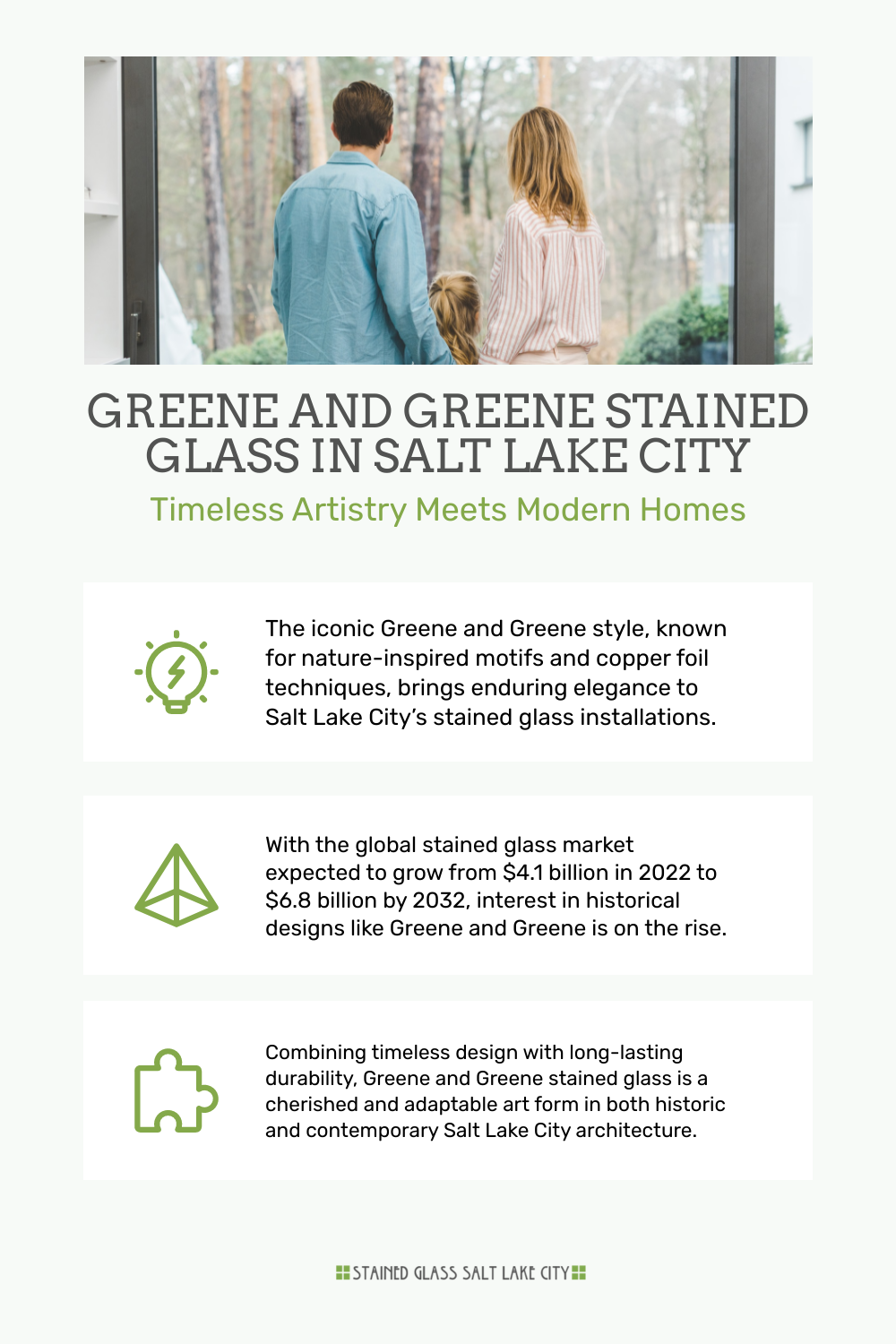 Stained Glass Golf Crest