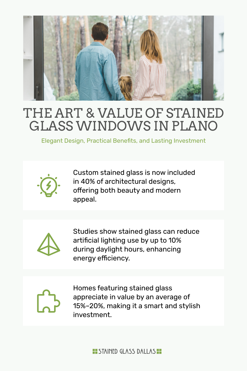 Stained Glass Window in Dallas Home