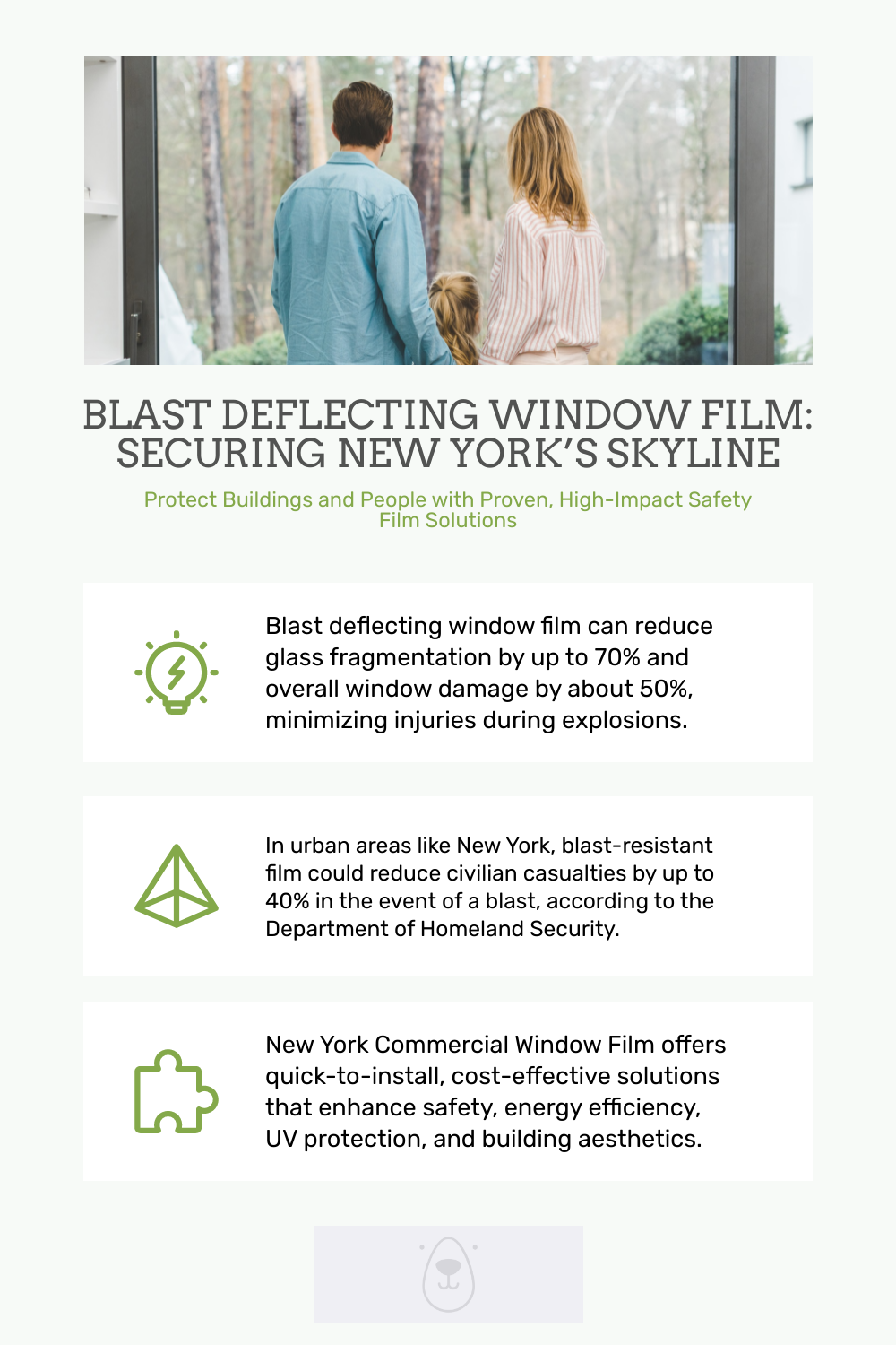 Blast Deflecting Film