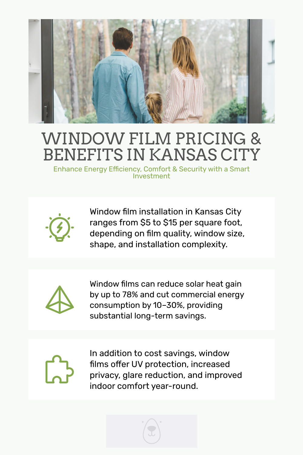 Window Film Demonstration Image