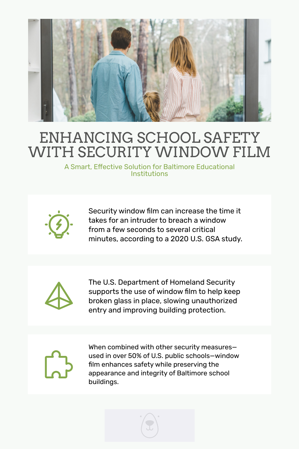 Security window film diagram