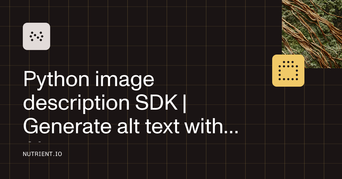 Imagedescription Python image description SDK | Generate alt text with AI