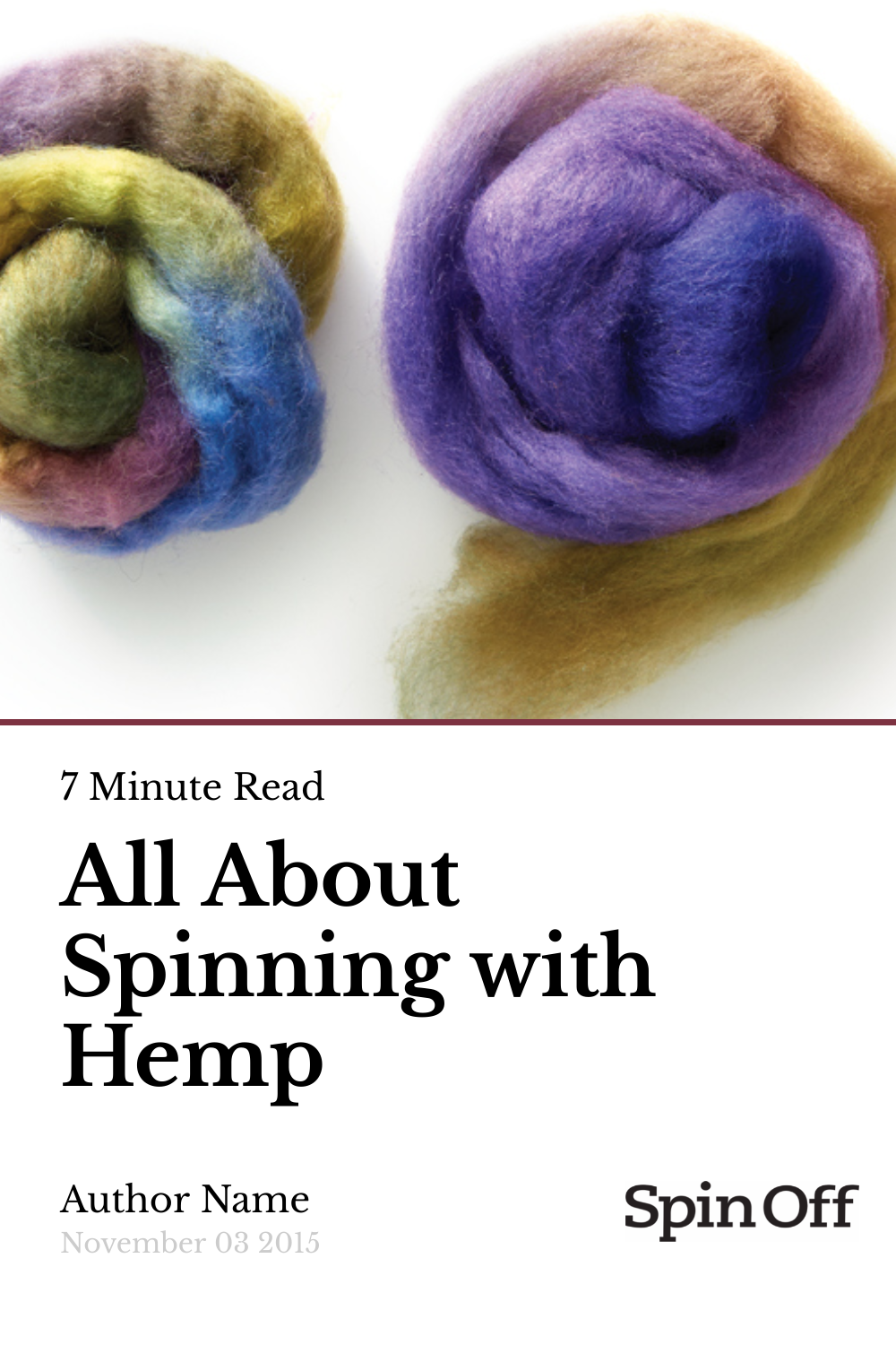 All About Spinning with Hemp Spin Off