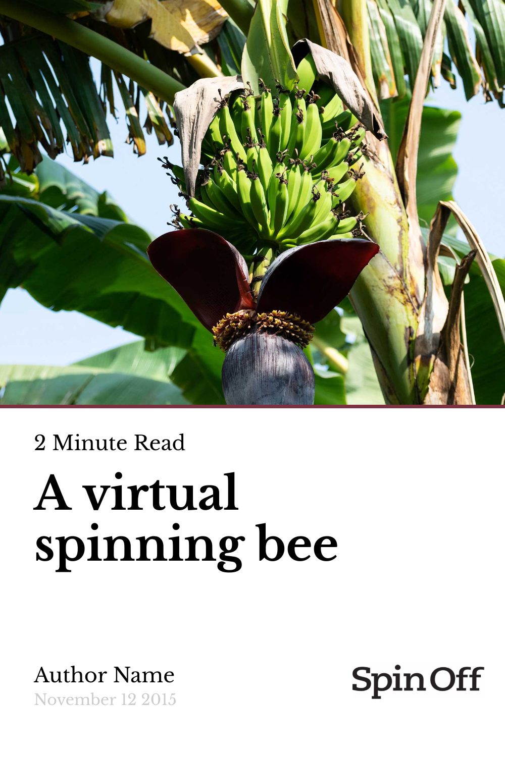 A virtual spinning bee Spin Off