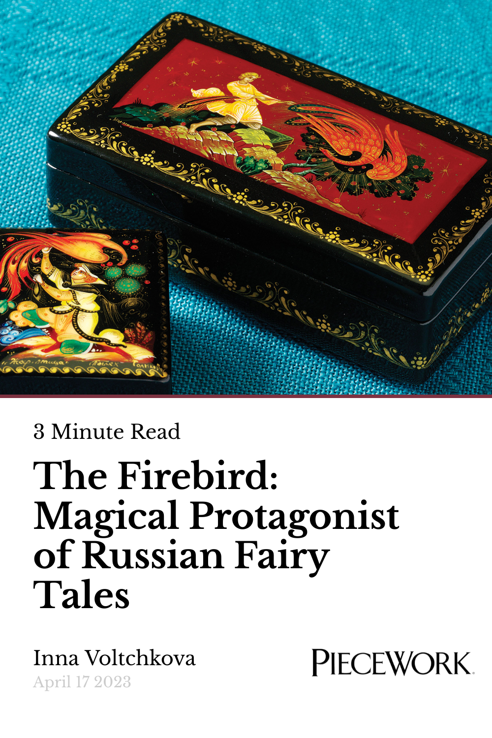 The Firebird Magical Protagonist of Russian Fairy Tales PieceWork