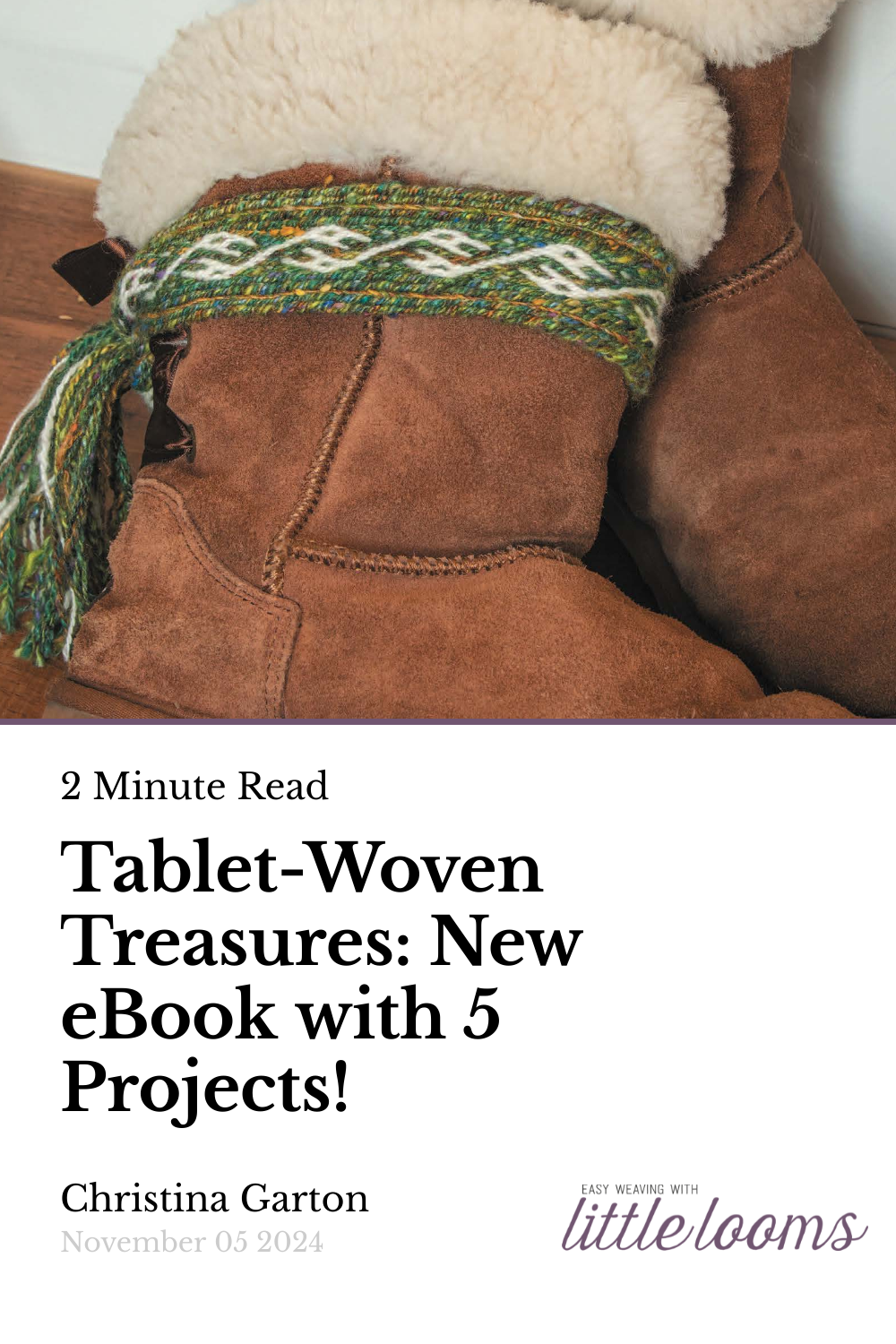 TabletWoven Treasures New eBook with 5 Projects! Little Looms