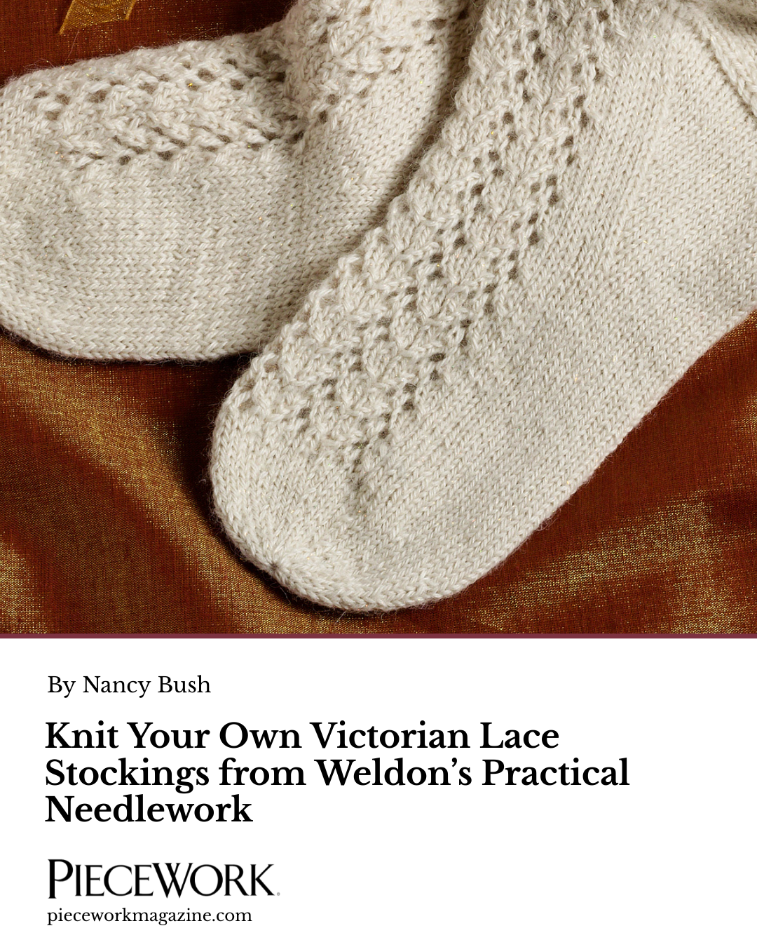 Lace Stocking Pattern Knit Your Own Victorian Lace Stockings from Weldon’s Practical ...
