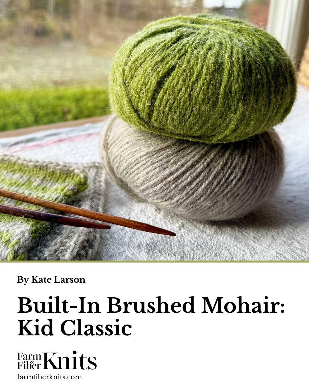 Built-In Brushed Mohair: Kid Classic | Farm & Fiber Knits