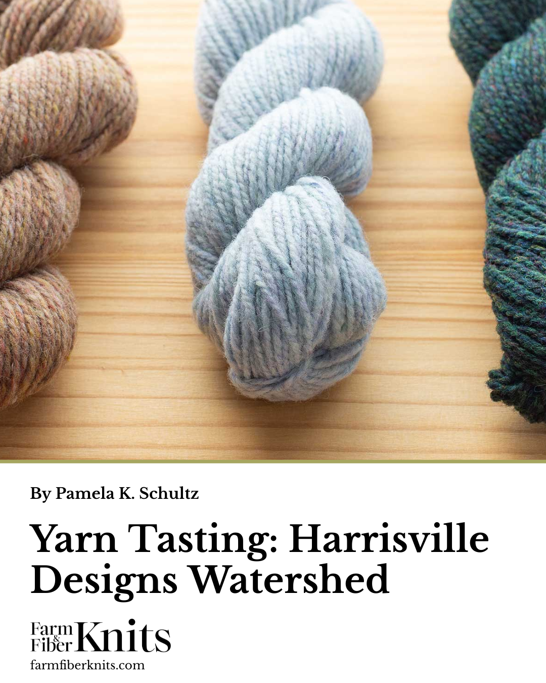 Yarn Tasting Spring Yarn Tasting: Harrisville Designs Watershed | Farm & Fiber Knits