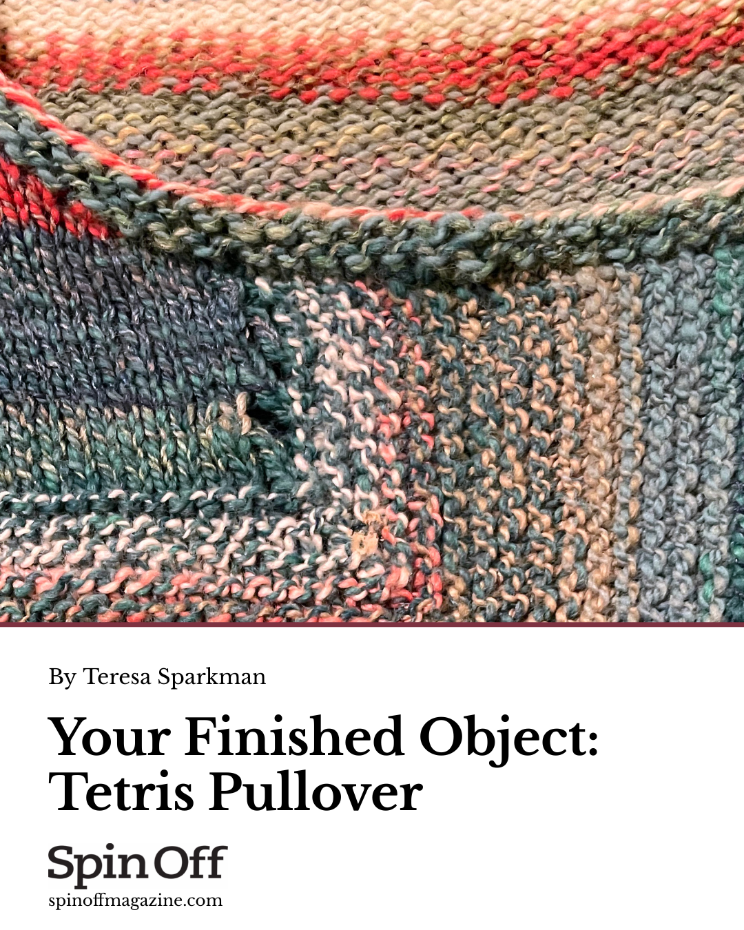 Your Finished Object: Tetris Pullover | Spin Off