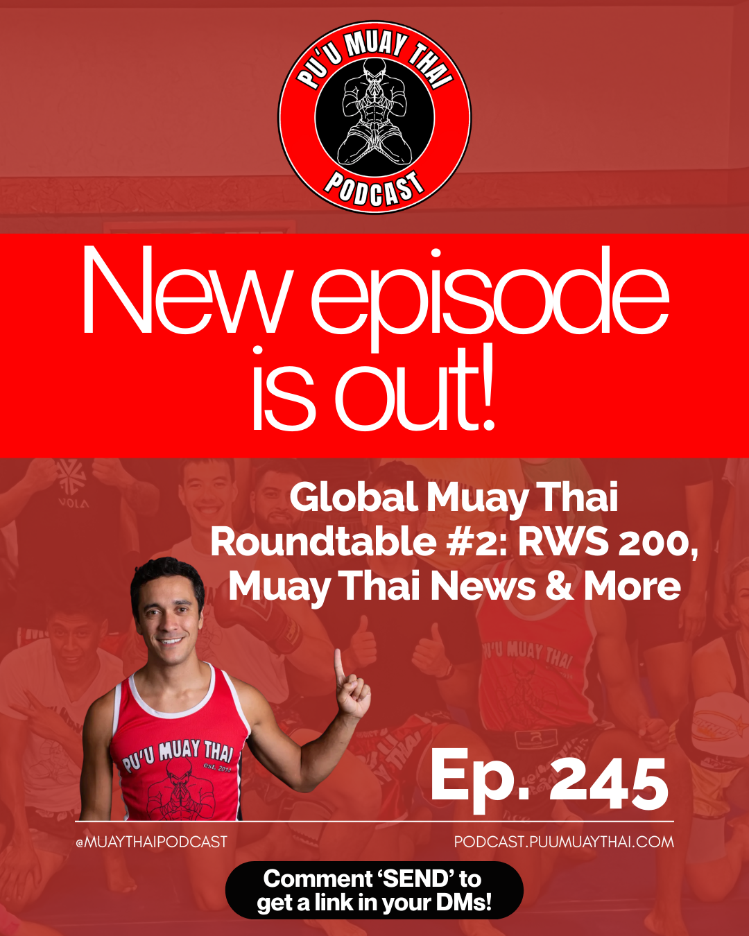 Global Muay Thai Roundtable #2: RWS 200, Muay Thai News &amp; More | Pu'u Muay Thai Podcast Ep. 245