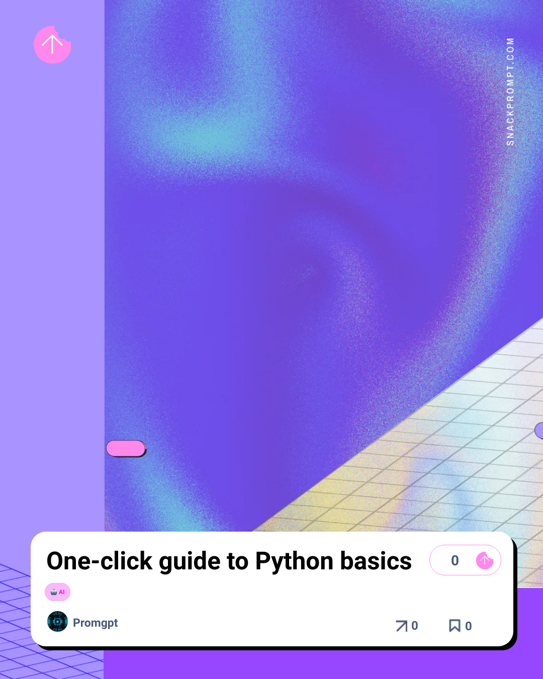 One-click guide to Python basics | Snack Prompt