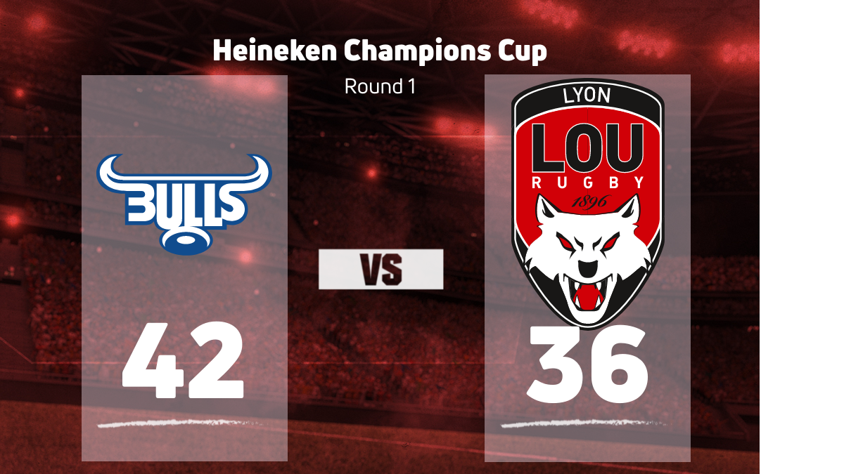 Results for Bulls vs Lyon on Dec 10, 2022. Bulls defeated Lyon by a score of 42 to 36.