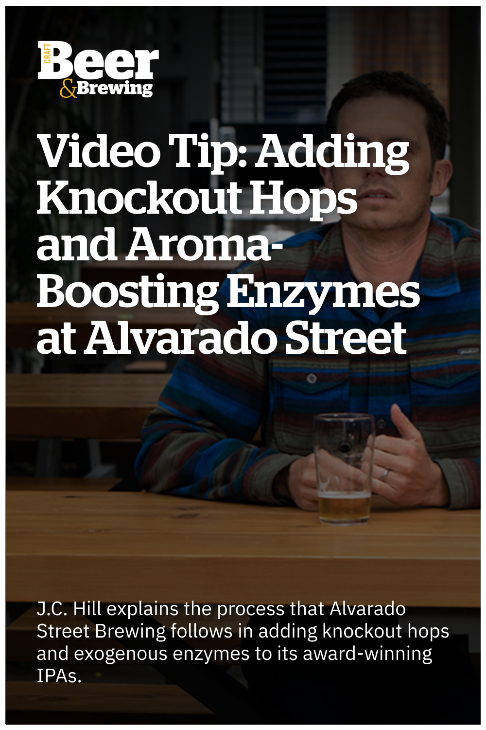 Video Tip Adding Knockout Hops and AromaBoosting Enzymes at Alvarado Street Craft Beer & Brewing