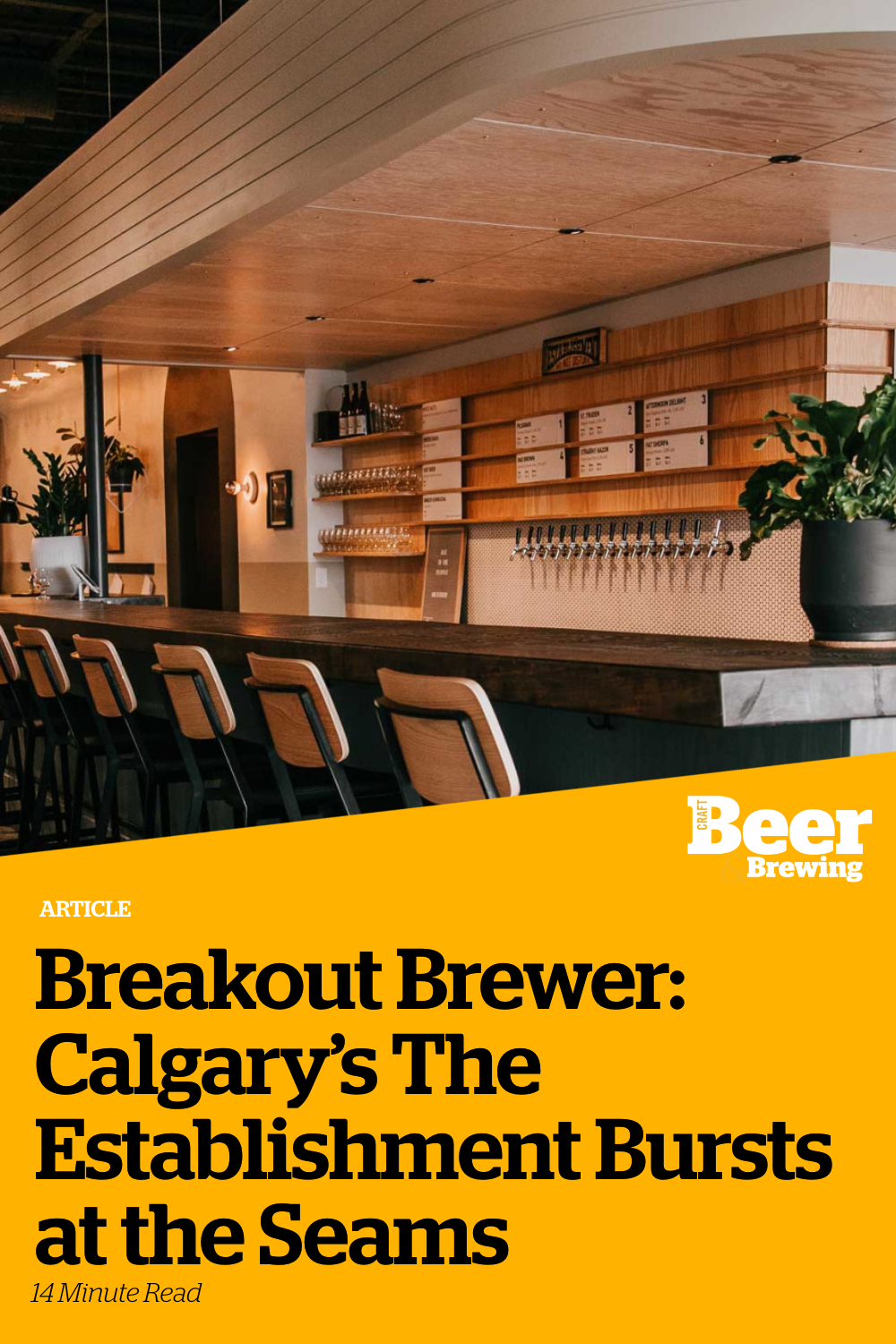 Breakout Brewer Calgary’s The Establishment Bursts at the Seams